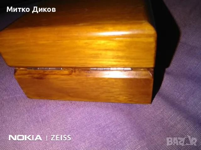 Кутия за часовник Nautica 110х110х66мм нова дървена, снимка 3 - Мъжки - 48000932