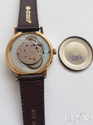 Мъжки механичен позлатен часовник Kelton, снимка 6 - Мъжки - 38497041