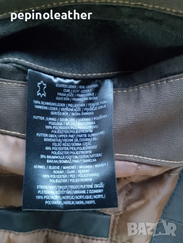 Американско пилотско кожено яке тип МA-1, размер М-L, снимка 9 - Якета - 52794140