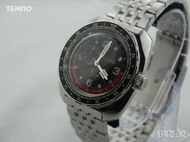 ВОСТОК АМФИБИЯ АВТОМАТИЧЕН-GMT ref: 71070А, снимка 12 - Мъжки - 51841220