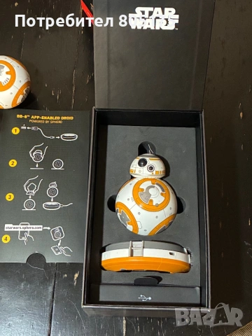 Star Wars. Два броя интерактивни дроида BB-8 на SPHERO, снимка 3 - Колекции - 53306230