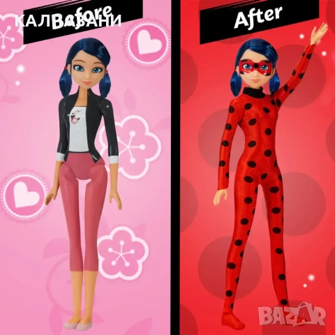 MIRACULOUS Калинката и Котарака XL фигура с костюм 50270, снимка 4 - Кукли - 51889289