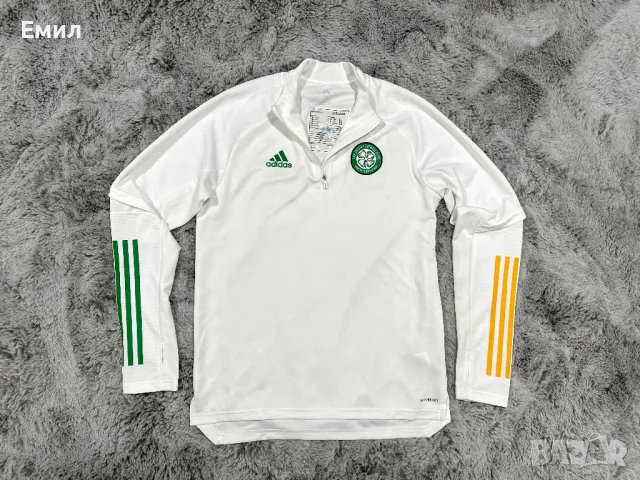 Футболна тениска с дълъг ръкав Adidas x Celtic Football Club, Рязмер М, снимка 3 - Суичъри - 48169883