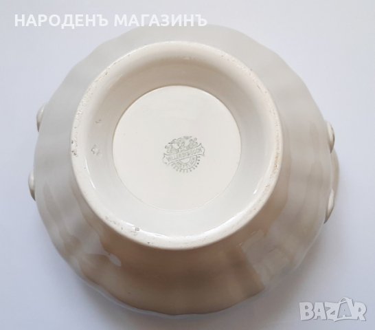 1874 - 1909 г. VILLEROY & BOCH - АНТИКВАРЕН немски порцелан супник хранене сервиз купа кашпа, снимка 14 - Други ценни предмети - 43779999