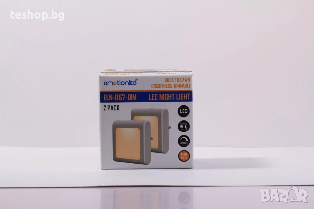 Димируема нощна лампа Emotionlite, LED нощни лампи за включване в контакт, снимка 7 - Лампи за стена - 52252578