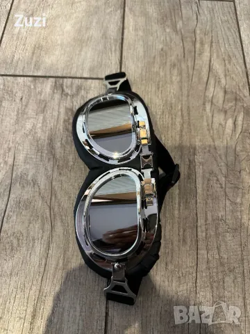 Нови винтидж слънчеви очила за мотор/скутер с ластик, снимка 2 - Слънчеви и диоптрични очила - 49148990