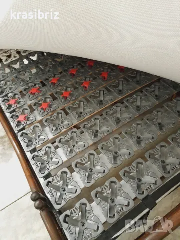 Спалня от Естествен Ратан и Нощно шкафче-120/200см...-внос от Германия!, снимка 7 - Спални и легла - 47940051