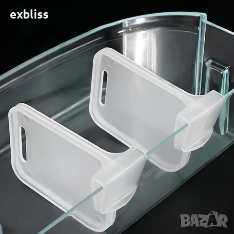 Пластмасови органайзери за хладилник 5бр., снимка 5 - Органайзери - 53387531