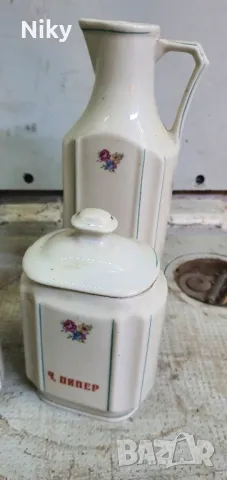 Порцеланови канички и буркани за подправки , снимка 4 - Чинии - 47852698