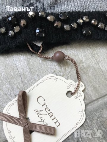 Шал, шапка и ръкавици Cream Deluxe, снимка 5 - Шалове - 27391236