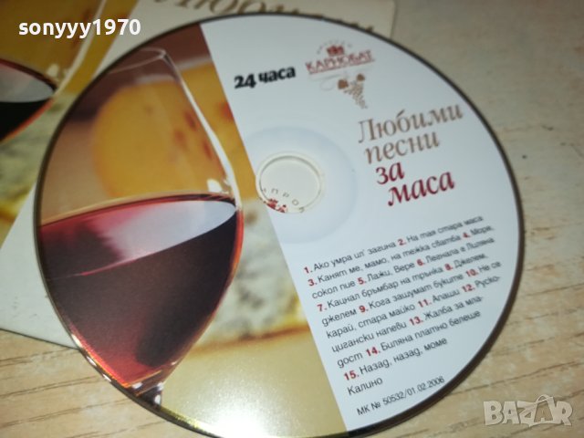 ЛЮБИМИ ПЕСНИ ЗА МАСА-ЦД 1911231700, снимка 9 - CD дискове - 43060495