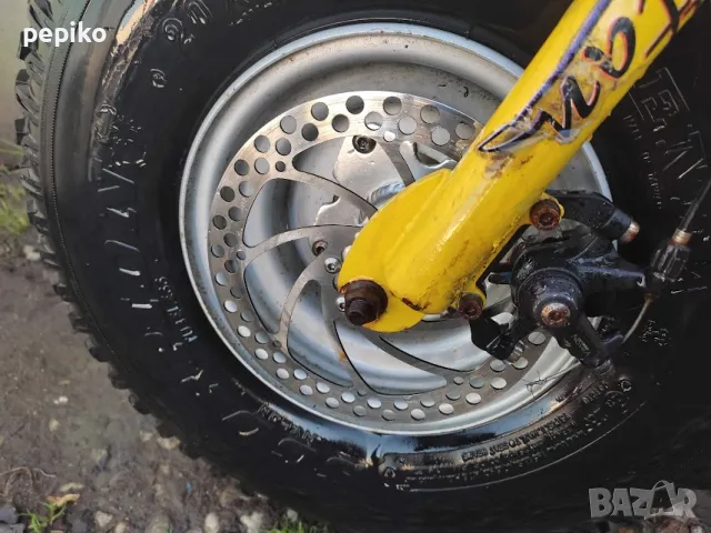 Продавам колела внос от Германия Употребявана алуминиева тротинетка MANHATTAN 20 цола, снимка 15 - Велосипеди - 47885896