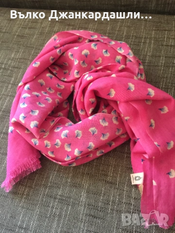 Дамски шал BeckSöndergaard(коприна и вълна), снимка 7 - Шалове - 53120925