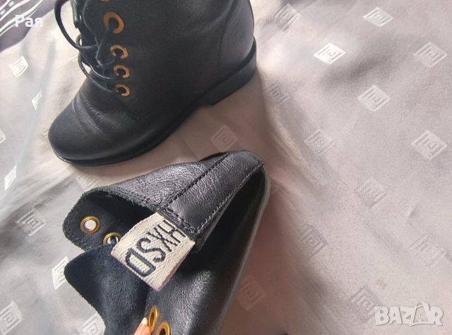 Дамски / Детски боти 100 % кожа Hommerson, снимка 5 - Дамски боти - 51837377