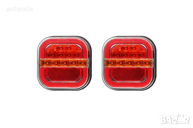 Безжични диодни LED стопове с магнит неон ефект 12V-24V, снимка 5 - Аксесоари и консумативи - 49813011