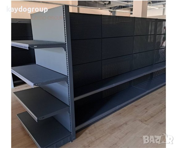 Метални крайстенни и островни стелажи за зоомагазини., снимка 4 - Стелажи и щандове - 43878299