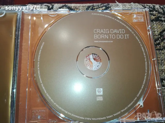 CRAIG DAVID CD 2502251629, снимка 2 - CD дискове - 49272833