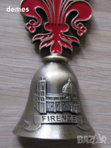 3D Метален магнит-камбанка от Флоренция, Италия-2, снимка 2 - Колекции - 40053208