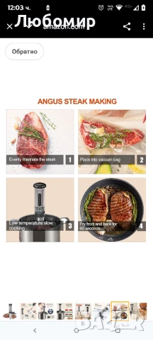 Машина за готвене Sous-Vide KitchenBoss | 1100 вата IPX7 водоустойчива Sous-Vide G310/сребриста

, снимка 6 - Печки, фурни - 50745203