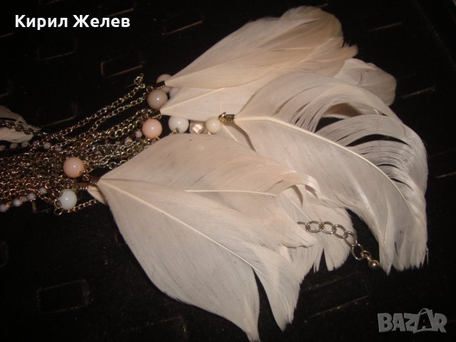 РЕТРО КОЛИЕ с ПЕРЦА 19402, снимка 4 - Колиета, медальони, синджири - 32228261