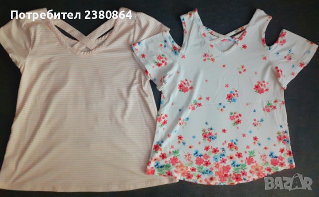 Нови блузки за момиченца/122-128, снимка 3 - Детски Блузи и туники - 37133950