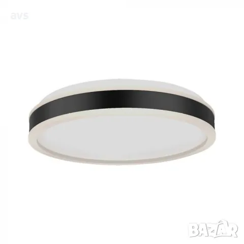 LED плафон кръгъл 38W 4000K VT-7757 V-TAC черен