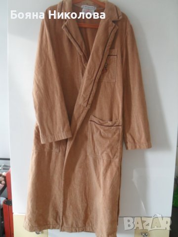 Мъжки халат с ревери, размер L, снимка 5 - Други - 37812338