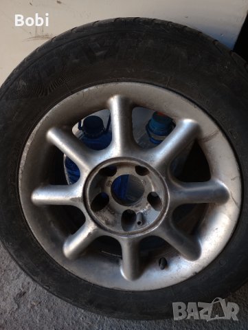 Алуминиеви джанти с гуми 195/65/15, снимка 3 - Гуми и джанти - 38651173
