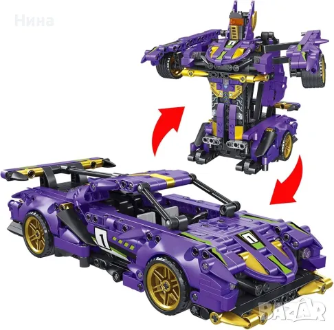 Конструктор Трансформер кола - робот 2