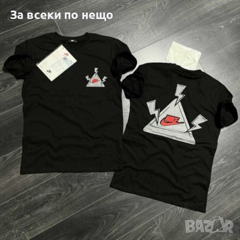 Nike Мъжка Черна Тениска👕Мъжка Блуза С Къс Ръкав В Черен Цвят Найк Код I_12