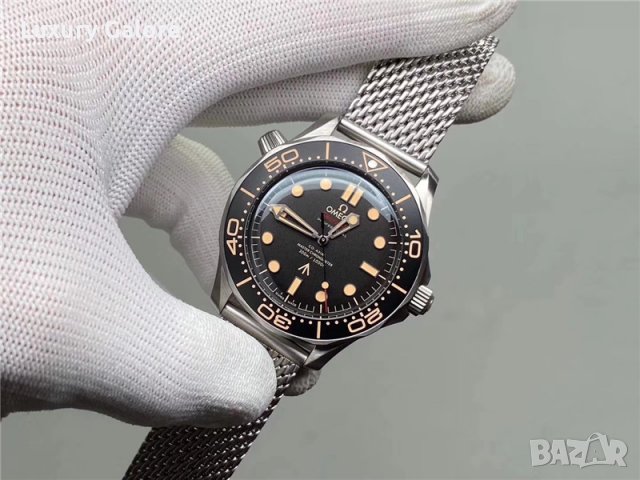 Мъжки часовник OMEGA Seamaster Diver 300M 007 Edition с автоматичен механизъм, снимка 4 - Мъжки - 37223692
