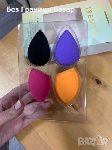 Нови 4 Броя Грим Гъби Блендъри за нанасяне равномерен грим Жени , снимка 8 - Други - 43112961