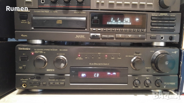 Technics sa ax 540 + Technics SL P377A, снимка 4 - Ресийвъри, усилватели, смесителни пултове - 52381811
