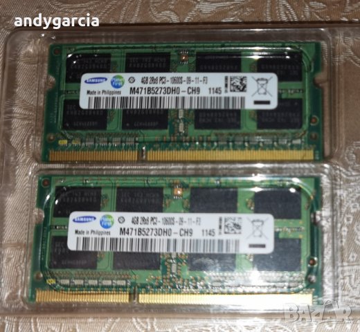 8GB KIT 1600mhz DDR3L RAM/рам памет за лаптоп, sodimm, laptop 