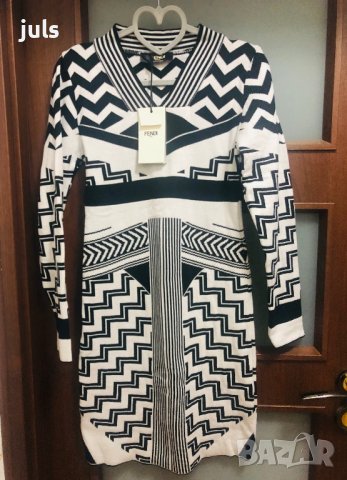 Рокля Fendi S-M размер, снимка 2 - Рокли - 35694503