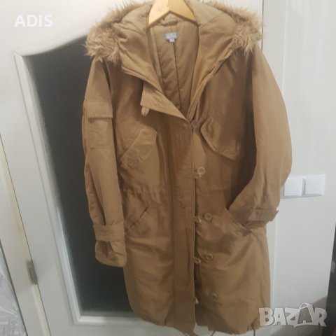 NAF NAF original зимно яке парка манто/3/4 пухена подплата , снимка 4 - Палта, манта - 38926732
