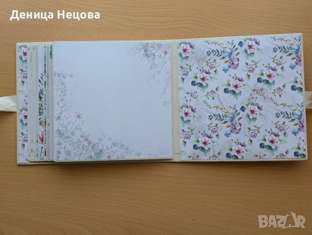 Ръчно изработен албум за моминско парти, подарък за булка, снимка 7 - Подаръци за сватба - 53474911