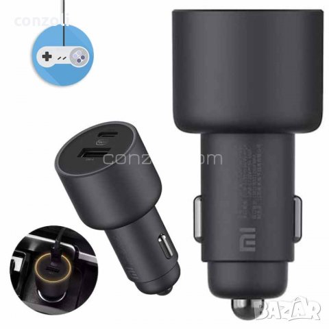 Зарядно устройство Xiaomi Mi Car Charger 100W, снимка 1 - Аксесоари и консумативи - 33555281