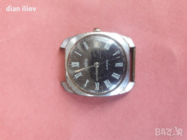 Стар механичен часовник-Восток , снимка 5 - Антикварни и старинни предмети - 28584761