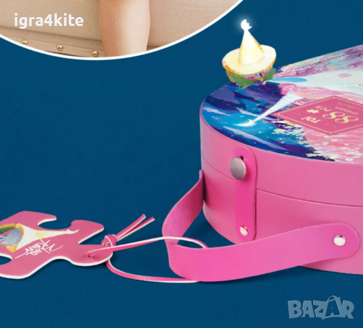 НАМАЛЕНА ЦЕНА Светещ пъзел с раница 2в1 еднорог в розово /чанта за момичета, снимка 4 - Игри и пъзели - 36489007