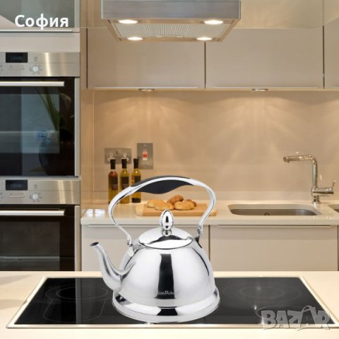 Луксозен чайник за чай с цедка, висококачесвен инокс, 1L, снимка 2 - Аксесоари за кухня - 44051180