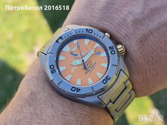 Orient M-force Automatic Titanium vintage Diver, снимка 4 - Мъжки - 50091459