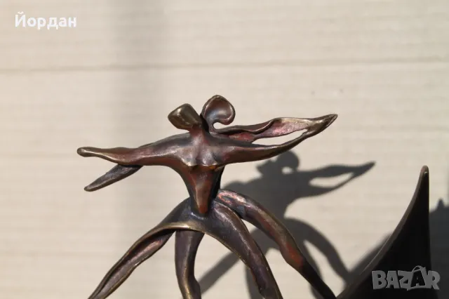 Бронзова пластика, снимка 4 - Антикварни и старинни предмети - 49061995
