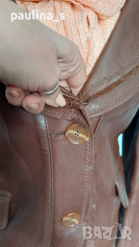 Два различни броя / Марково дамско яке от естествена кожа , снимка 8 - Якета - 51959920