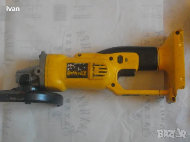 DeWALT 36V Li-ion Made in MEXICO Оригинален АКУМУЛАТОРЕН ЪГЛОШЛАЙФ 36 ВОЛТА ДЕВАЛТ с батерия зарядно, снимка 13 - Други инструменти - 47603156