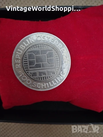 Колекционерска монета 100 шилинга 2000 Хилядолетие