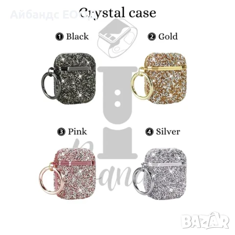 Кристален калъф за AirPods 1 | 2 | 3 | Pro, снимка 2 - Аксесоари за Apple - 49456774
