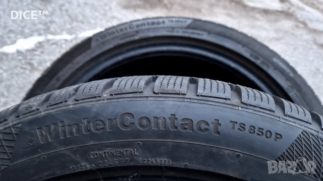 8мм 225/45/18 зимни гуми Continental WinterContact TS850P , снимка 7 - Гуми и джанти - 43990147
