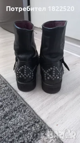 Черни ежедневни боти , снимка 3 - Дамски боти - 47811483