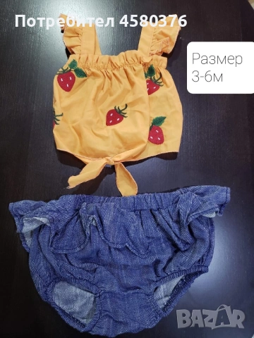 Здравейте Предлагам лот дрешки за момиченце в размер 3-6 М, цена 40€, снимка 2 - Комплекти за бебе - 53373273